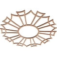 thumbnail image 2 of 18"OD x 6 3/8"ID x 3/8"T Augustus Wood Fretwork Pierced Ceiling Medallion, Cherry, 2 of 3
