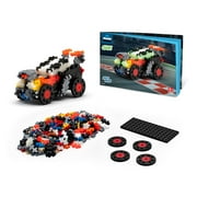 PLUS PLUS - GO! Hot Rod Car - 240 Pieces -Vehicle Building Stem / Steam Toy, Interlocking Puzzle Blocks for Kids