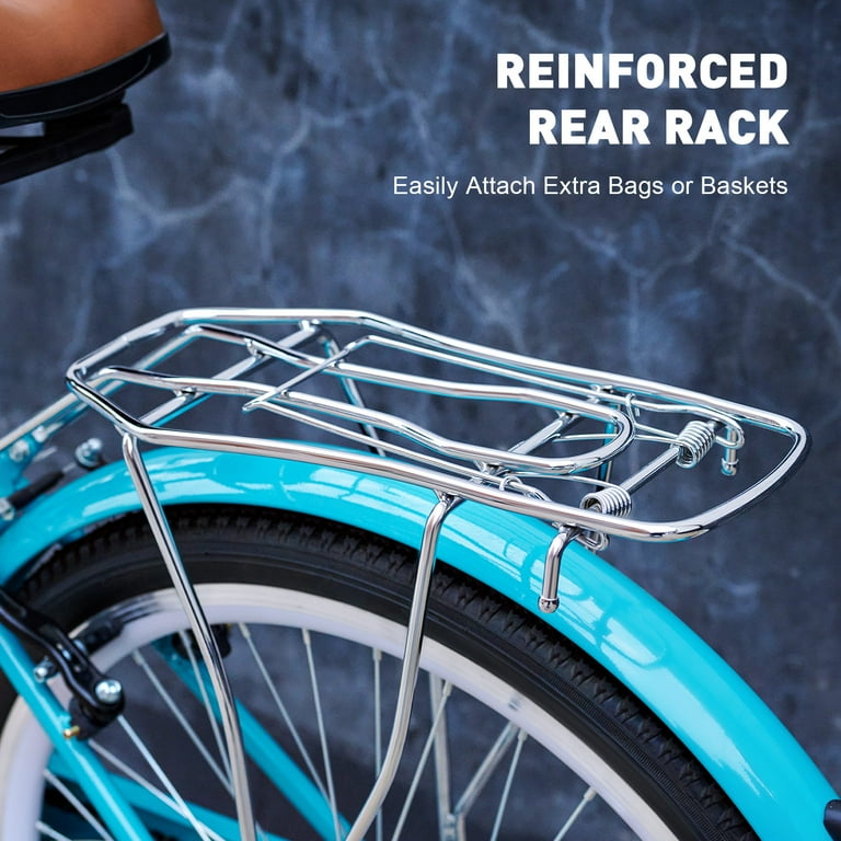 Cruiser bike on sale back rack