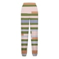 thumbnail image 3 of USNSM Sweatpants for Women Fashion Striped Printed Baggy Pants Sports Casual Workout Jogger Sweatpants with Pockets Khaki L, 3 of 4