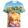 thumbnail image 1 of Mario Jeux T-shirts de Mode à Manches Courtes pour Garçons Filles Enfants, 1 of 2