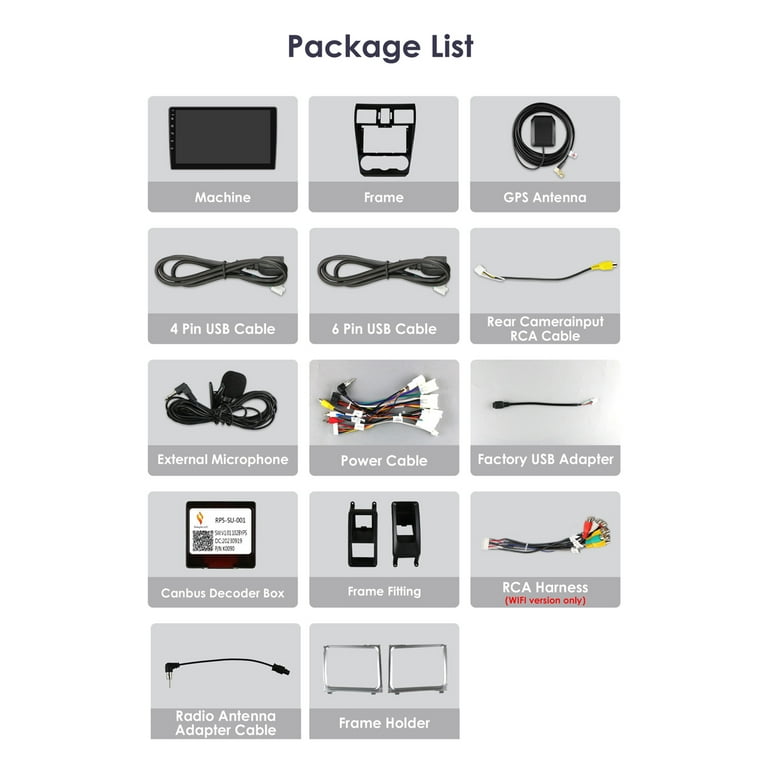 Apple - すばる Wireless CarPlay Android 12, 2+32GB Car Stereo for Subaru