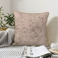 thumbnail image 6 of Haiem Rose Gold Marble Texture Print Velvet Soft Solid Decorative Square Throw Pillow Covers Set with Elegant Piping Christmas Cushion Case for Sofa Bedroom Car-20"x20", 6 of 8