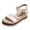 White, variant on Wedge Sandals for Women 2026 Platform Orthopedic Slip on Open Toe Ankle Strap Slippers Dressy Casual Walking Outdoor Elegant Shoes Orange Size 6