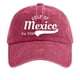 thumbnail image 1 of Gorra de béisbol estampada de denim lavado vintage para mujer, 1 of 3