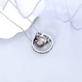 thumbnail image 2 of Sunflower Cremation Jewelry 316L Stainless Steel Urn Necklace for Ashes Keepsake Ashes Memorial Pendant -Always in My Heart -Urn Locket for Women Men, 2 of 7