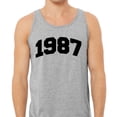 thumbnail image 2 of 1987 College Style Tank Top Unisex Medium Grey, 2 of 5