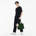 thumbnail image 5 of Xecao Green Bright Web with Spiders for Cat Carrier Small Dog Handbag: The Ideal Travel Companion for Your Pet, 5 of 8