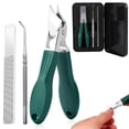 thumbnail image 1 of Juego de cortaúñas FUERHPSH con pico de águila biselado, 3 piezas, verde, 1 of 7
