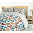 thumbnail image 4 of Ambesonne Tribal Duvet Cover Sets, Mayan and Aztec, 2-Queen, Multicolor, 4 of 6