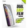 thumbnail image 2 of Ringke Dual Easy Full Coverage Screen Protector for iPhone XS [2 Pack] High Resolution [Anti-Smudge Coating] Easy Application Case Friendly Screen Protector For Apple iPhone XS, 2 of 6