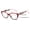 Red, variant on V.W.E. Women 2-Tone Tortoise Cateye Progressive Clear Lens Reading Glasses - Zero Power on Top Reader - AR Coating +3.25