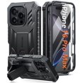 thumbnail image 1 of Funda de teléfono FNTCASE para iPhone 16 Pro-Max de grado militar, negra, 1 of 9