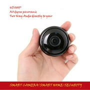 Wireless HD Home Security Camera with Night Vision – 1080P Indoor/Outdoor Surveillance, 110° View, App Control & 64GB Storage Support – Black