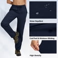 thumbnail image 6 of FEN AI Women's Pants Quick Dry Lightweight Hiking Pant Water Resistant Wrok Cargo Pants, 6 of 8
