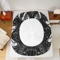 thumbnail image 5 of Castle Fairy Kids Teens Gothic Skeleton 4 Pieces Queen Sheet Sets,Boho Tree Of Life Ultra Soft Flat Sheet,Galaxy Universe Queen Fitted Sheet,Lightweight Room Decor, 5 of 7