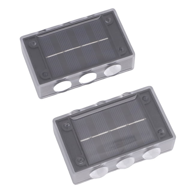 2 Piezas De Lámparas Solares Para Pared, IP44 Resistentes Al Agua Lámparas Para Lavandería Con Panel Solar, Iluminación Automática Para Villas, Patios Interiores