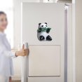 thumbnail image 3 of Panda 3D de Souvenir Cocina Refrigerador Etiqueta de Tablero de anuncios de oficina Regalos decorativos Adornos Material de sentado comer bambú perfecl Imanes de refrigerador, 3 of 8