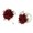Claret, variant on Vintage Styles Silk Flower Wrist Bouquets Suit Elegant Pearls Wrist Corsage for Bridesmaids Ceremonies