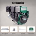 thumbnail image 2 of Maxpeedingrods 4 Stroke Engine Motor Gasoline 15HP 420cc Electric Start For Go Kart Water Pump, 2 of 6