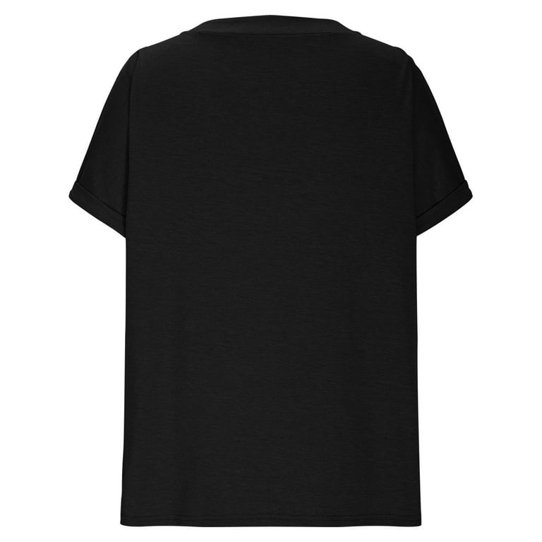 ZyeKqe Button down Shirts for Women Short Sleeve Shirt