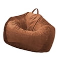 thumbnail image 4 of Cubierta De Bolsa Frijol Almacenamiento De Animales Peluche Sin Relleno Para Juguetes De Peluche, Toallas Y Tela De 90 X 110 Cm Marrón_2 Baoblaze funda de puff para niños, 4 of 8