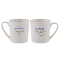 thumbnail image 1 of Set de Tazas para Café de Parejas de 500ml LuckyLy, Modelo TQM blanco 500ml, 1 of 6