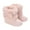 Pink, variant on Baby Girls Boys Snow Boots Soft Sole Warm Winter Booties Anti-Slip Toddler Walker Newborn Shoes Gray 5.5(12)