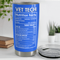 thumbnail image 3 of SANDJEST Vet Tech Tumbler 20oz Veterinarian Gifts for Women Men Stainless Steel Insulated Tumblers Coffee Travel Mug Cup Veterinarians Gift for Birthday Christmas, 3 of 5