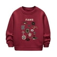 thumbnail image 2 of Cowsor Valentines Sweatshirt Women Cute Love Heart Graphic Long Sleeve Shirts Casual Crewneck Pullover Tops, 2 of 5