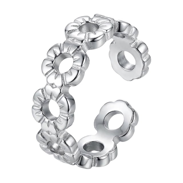 SIfdSeng Get it Fast Minimalist Beach Style Toe Rings Sparkling Stackable Jewelry for Girls