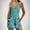 Multicolor 5, variant on BRGZLK Women's Romper Summer Casual Smocked Jumpsuits Square Neck Sleeveless Loose Elastic Waist Shorts Overalls 2025 Beach Vacation Outfits Multicolor XXL