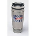 thumbnail image 2 of Quality Resource Group Travel Mug,Proud To Be Safe,18 oz. 3771, 2 of 2