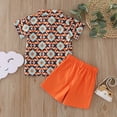 thumbnail image 4 of TAIAOJING Toddler Boys 2 Pieces Summer Beach Outfits Shorts Set Toddler Boys Short Sleeve Plaid Prints T Shirt Tops Shorts Child Kids Gentleman Outfits For 3-4 Years, 4 of 7