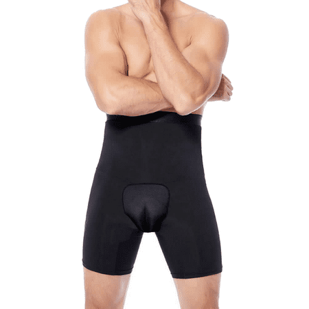 BIMEI Hiding Gaff Panty Tummy Control Shorts High Waist Slimming Shapewear Leg Underwear for Men/Women Black M