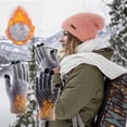 thumbnail image 1 of SZXZYGS Touchscreen Protector Thermal Gloves for Cold Weather Riding Featuring Knitted Antiskid Design and Fashionable Finger Style for Outdoor Activities, 1 of 8