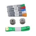 thumbnail image 1 of 50Pcs Universal Sewing Machine  Steel High Hardness Standard  With Measuring Tape And Bobbins, 1 of 8