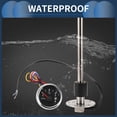 thumbnail image 6 of Unique Bargains Fuel Sending Unit and Gauge Kit 342mm Length Boat Fuel Sending Unit Marine Fuel Sender Unit Metal Black Silver Tone 240-33 Ohm, 6 of 6