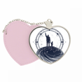 thumbnail image 1 of Familia estrellas geometria art patron Bolsa de viaje Mirror maquillaje corazón rosa, 1 of 4