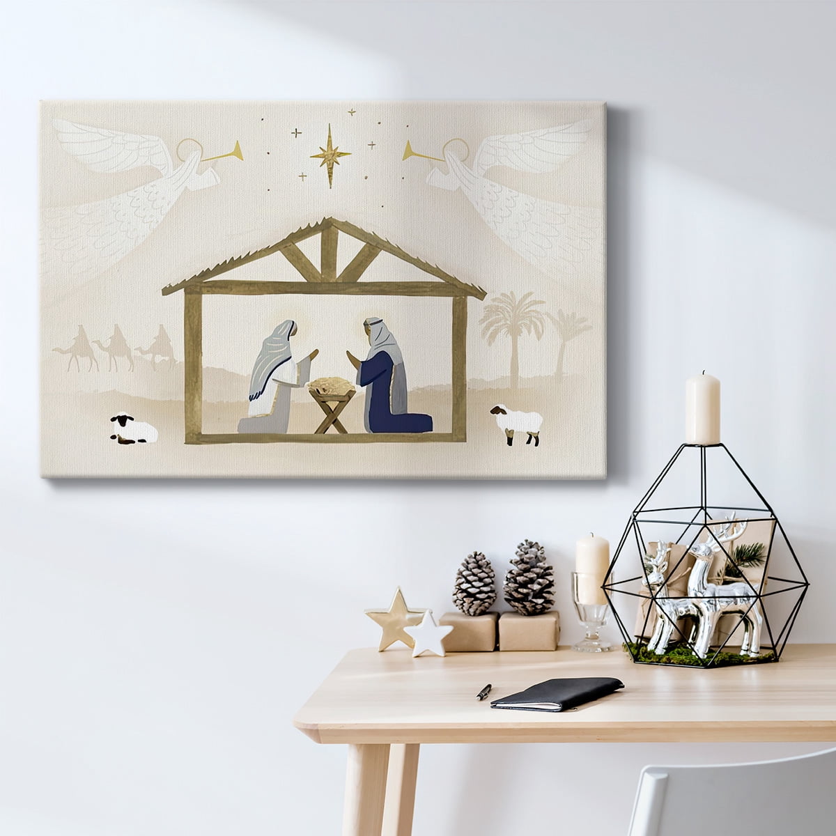 Away in a Manger Collection A- Gallery Wrapped Canvas