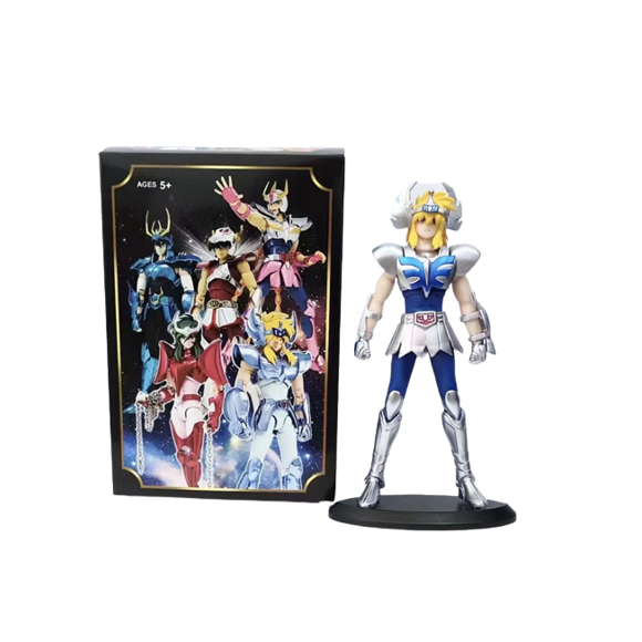 Figura Hyoga de Cisne Caballeros Del Zodiaco Saint Seiya 19 Cm