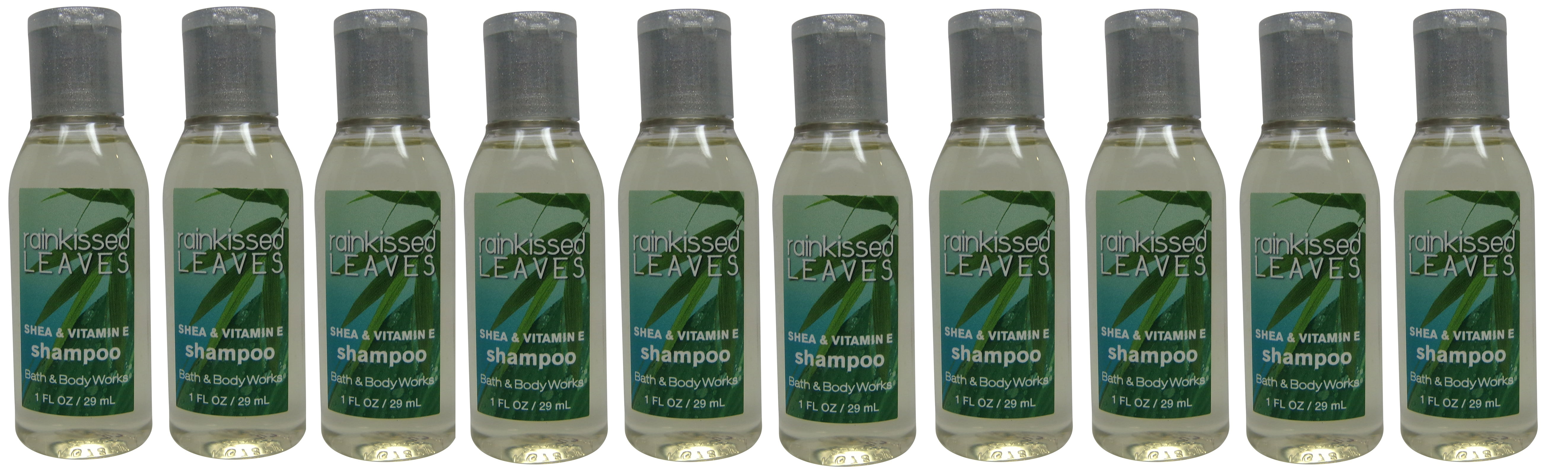Bath and Body Works Rainkissed Leaves Shampoo lot of 10 each 1oz