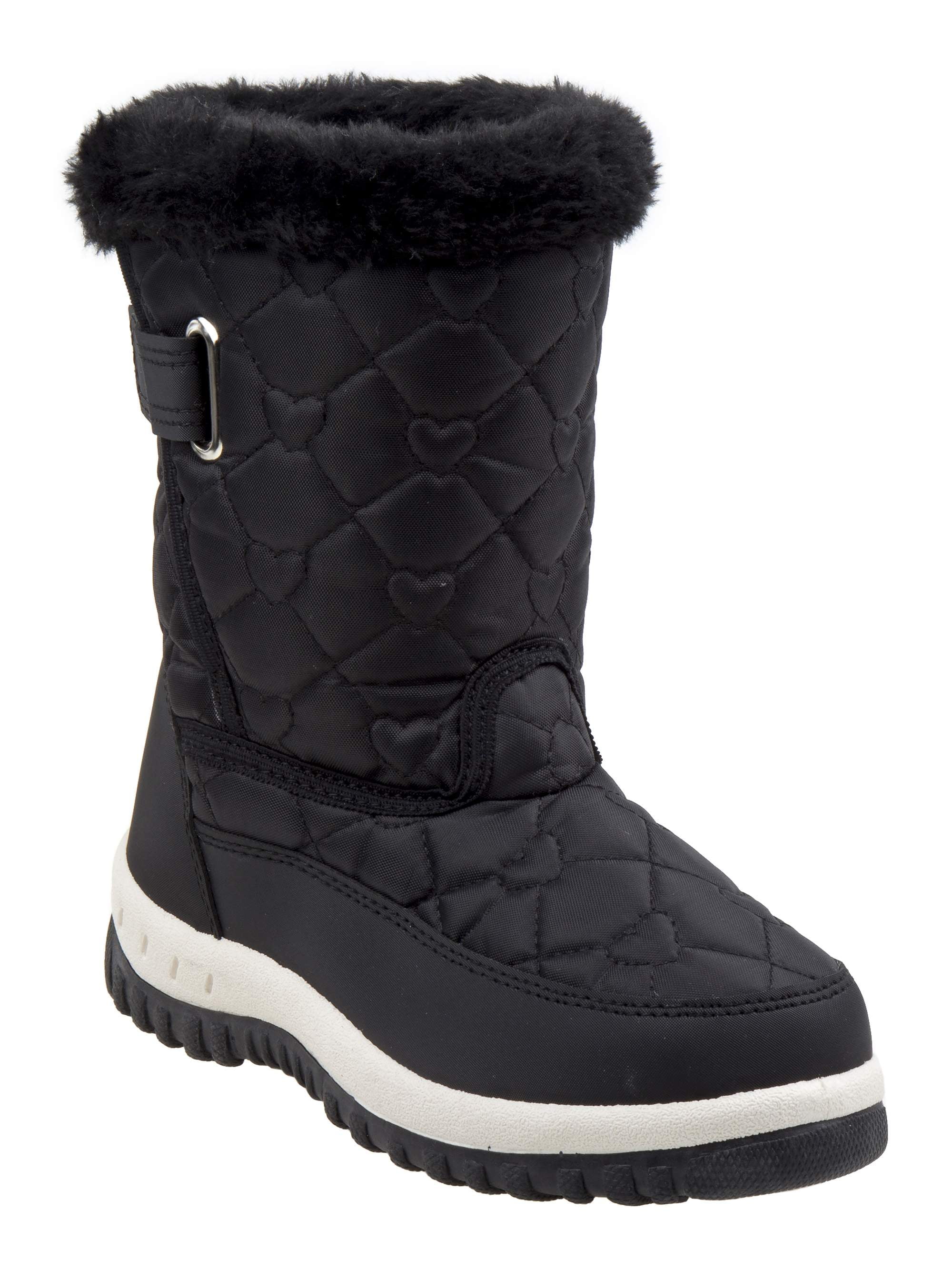 Love Letter Bear Star Knot Brown White Black Snow Boots