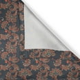 thumbnail image 6 of Ambesonne Ethnic Grommet Curtain, Oriental Floral Swirl, 50" x 63", Dark Blue Grey Vermilion, 6 of 6