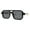 Black Tortoise (Black), variant on Geometric Square Flat Top Sunglasses Retro Unisex UV 400 Grey Tortoise, Pink