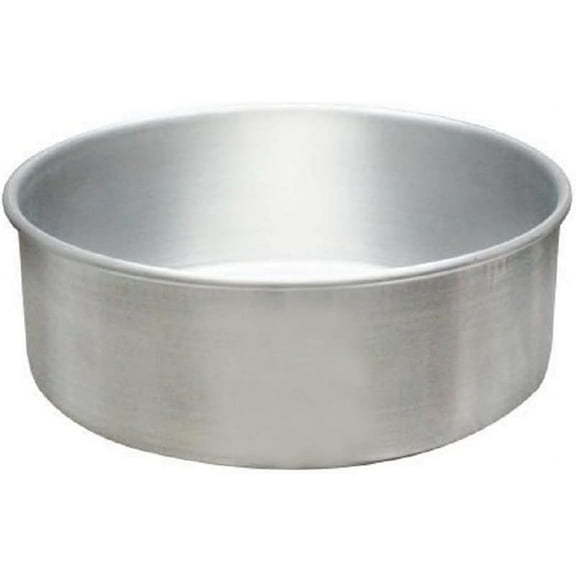 TrueCraftware- 8" X 3" Aluminum Round Layer Cake Baking Pan 1.0MM- Bakeware for Cake Pizza Layer Cake Pans Easy Releasing Cake Baking Pans Circle Cake Pans Cake Tin Cheesecake Mold