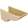 thumbnail image 5 of 10"W x 20"D x 10"H Wide Greensboro Rough Cedar Woodgrain TimberThane Corbel, Primed Tan, 5 of 6