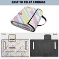 thumbnail image 5 of COEQINE Golf Cart Seat Covers with Carry Handle, Comfortable Golf Cart Seat Towel Blanket, Fits for EZGO Yamaha Club Car and Other 2-Seat Golf Carts, Macaron Golf Print, 5 of 8