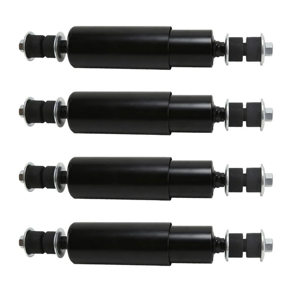 (4 Pack) Rear Shock Absorber Compatible w/ T400 1995-2008, W900 1981-2020, Peterbilt 365 2008-2012, 386 2006-2016 - Suspension Shock Absorber Replaces 85310, Automann A85310