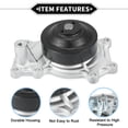 thumbnail image 4 of Bomba de Agua Unique Bargains para Mitsubishi 4M50 4M51 Fuso Canter FE BE No.ME993965/ME994506/ME994451 con Kit de Junta, 4 of 6